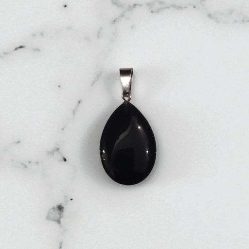 Dije Gema Onix Negro Gota