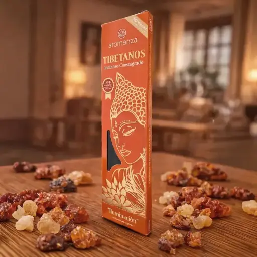 Sahumerios Aromanza Tibetanos Incienso Consagrado, Iluminacion