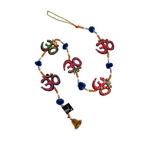 Tira Hindú Resina con 5 Om