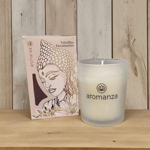 Vela Aromatica Premium Vainillas Encantadas, Aromanza