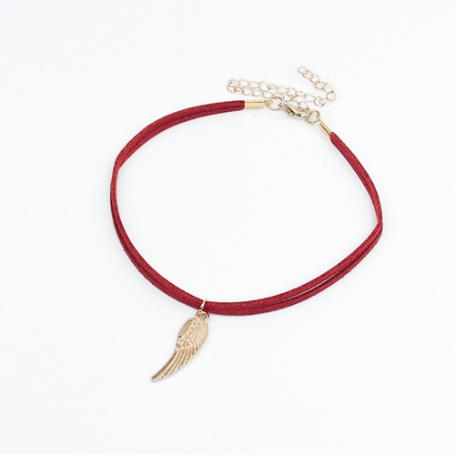 Choker Gold Wing Red