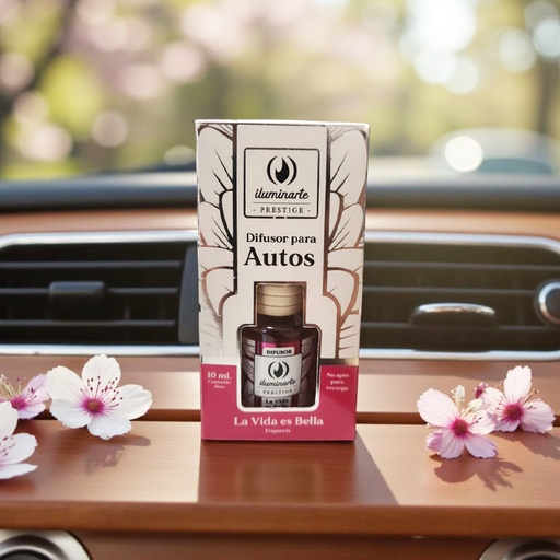Difusor para Auto La Vida es Bella, Iluminarte