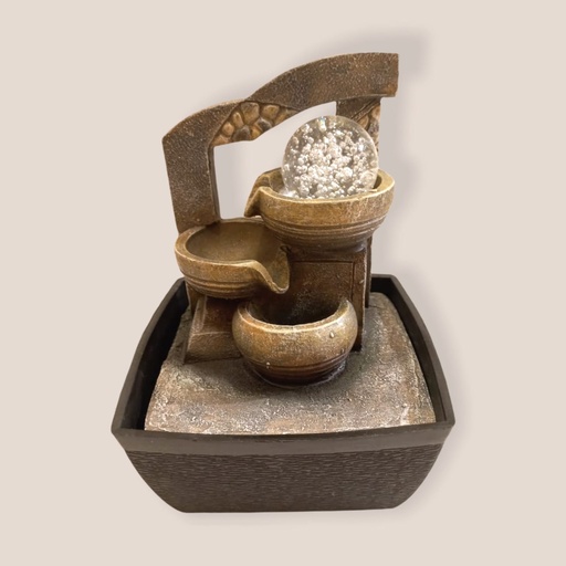 Fuente de agua con Luz LED 18cm