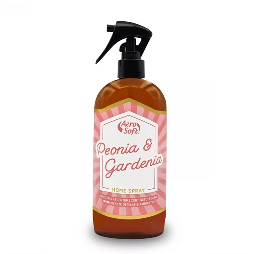 Perfumina Home Spray Aero Soft Peonia y Gardenia 500ml