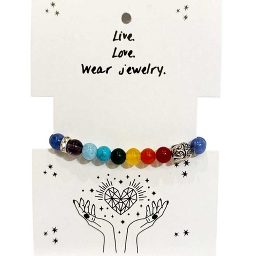 Pulsera Gema 7 Chakras