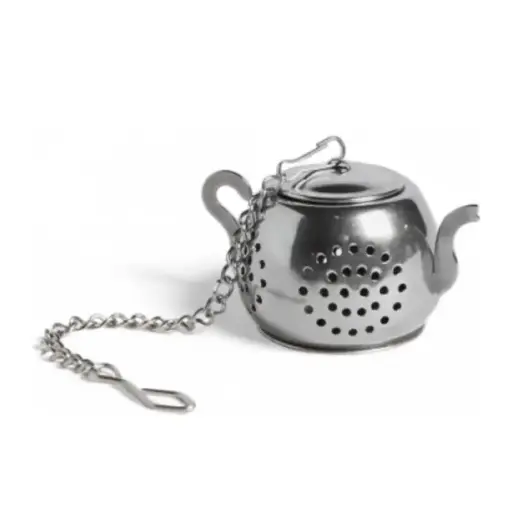 Infusor Metalico Tetera con Cadena