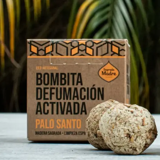 Bombita de Defumación Sagrada Madre x Unidad Palo Santo