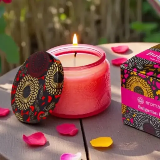 Vela Luxe Aromanza Bulgarian Rose 5x7cm