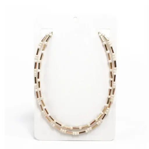 [{107337]  Collar Flexible Neutral Colors Blanco