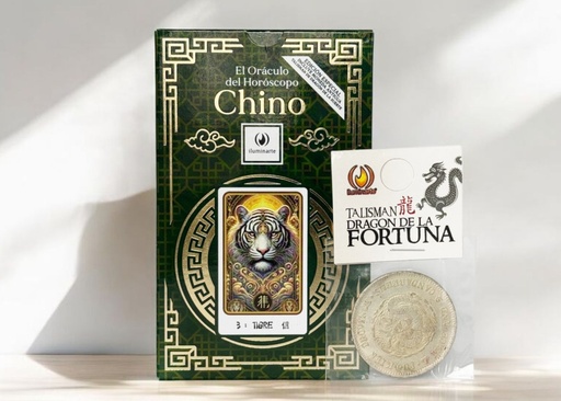 Oraculo del Horóscopo Chino con Moneda, Iluminarte