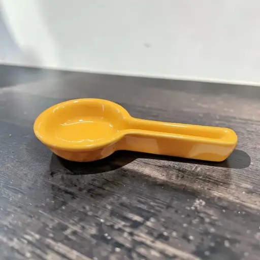 Sahumador Esmaltado Amarillo 17cm