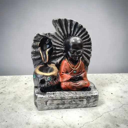 Cascada de Humo Buda Bebe 15cm Colores Varios 