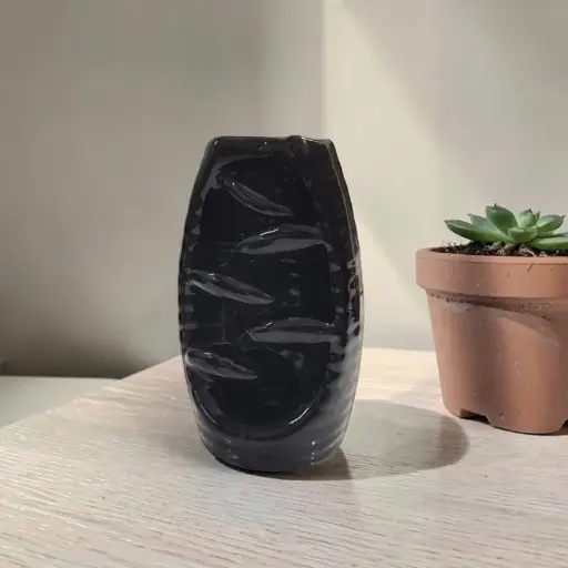 Cascada de Humo Negra Vertical 