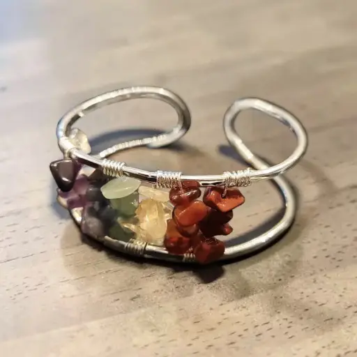 Pulsera Gema Esclava 7 Chakras