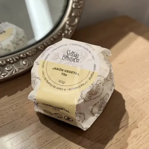 Jabon Vegetal Tilo Linea Esencial Sentida Botanica 100gr