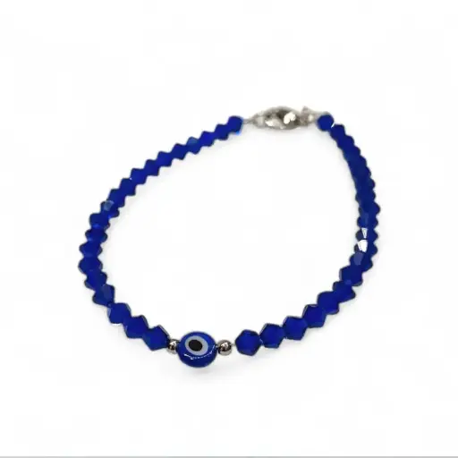 Pulsera Trendy Ojo Turco Azul