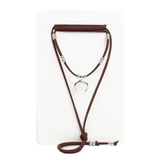 Collar de Gamuza Inverted Moon