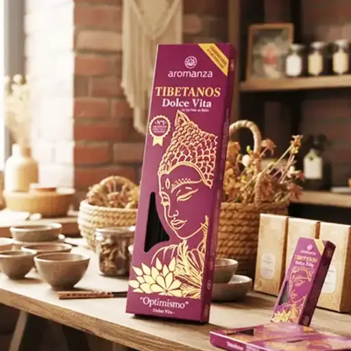 Sahumerios Aromanza Tibetanos Dolce Vita, Optimismo