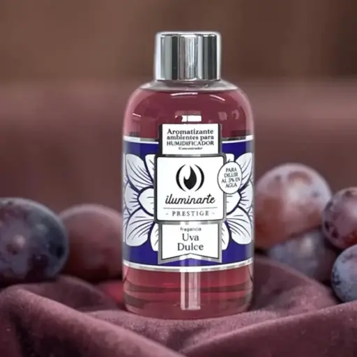 Aromatizante de Ambientes para Humidificador Uva Dulce, Iluminarte 200ml