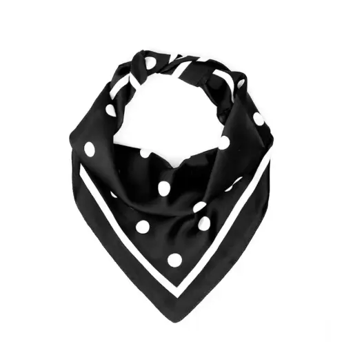 Pañuelo Big Dots Black 70x70cm