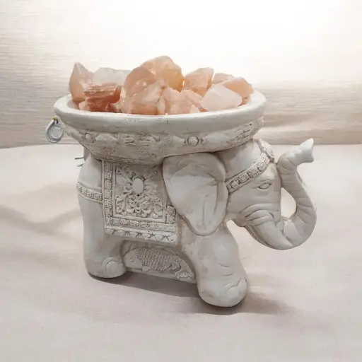 Lampara de Sal Elefante Grande 34x44cm