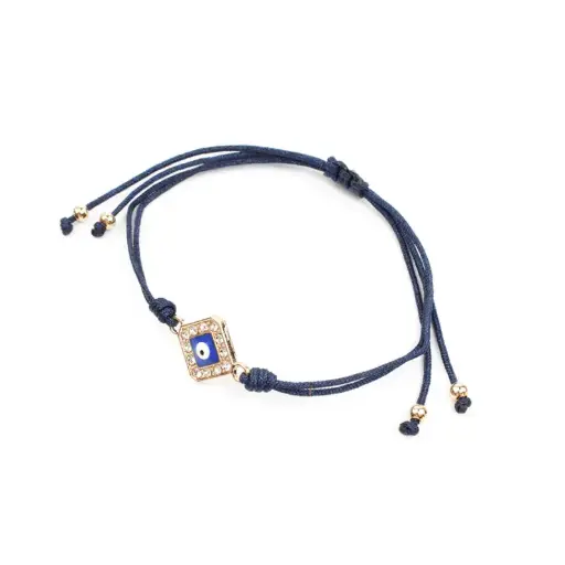 [107637] Pulsera Hilo Protected Azul con Ojo Turco