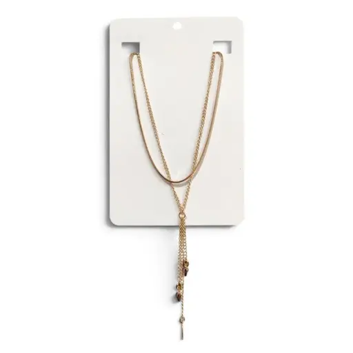Collar Triple de Cadenas Doradas