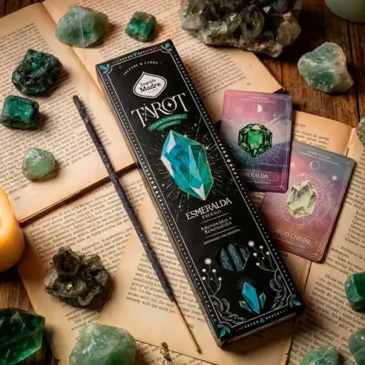 Sahumerio Sagrada Madre, Tarot Esmeralda